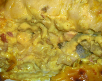 Gratiné de chou-fleur et pommes de terre au curcuma