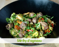 Stir-Fry d'agneau