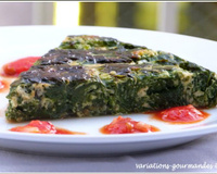 Trouchia et sa sauce tomate compotée