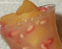 Pomme grenade en gelee d'agrumes