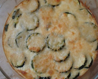 Gratin de courgettes épicé