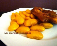 Haricots soissons : Tamarinade de poulet et sa soissonee