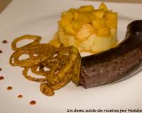 Le classique boudin compote revu par moi.