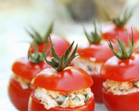 Tomates cocktail au thon