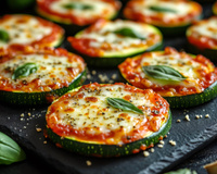 Que faire avec une grosse courgette ? Cette recette de mini pizzas est parfaite