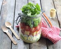 Salade en bocal