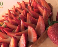Tarte aux fraises acidulée