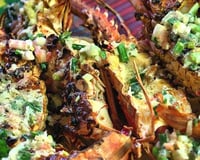 Langouste grillée sauce chien