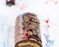 Bûche chocolat au lait
