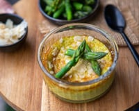 Clafoutis aux asperges et au parmesan
