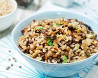 Riz aux lentilles