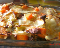 Lasagne chou aux légumes d'automne