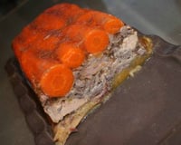Pressé de bœuf au foie gras et ses légumes d'automne