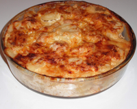 Gratin dauphinois au poulet et à l'estragon