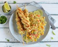 La recette pour votre prochain barbecue : nos brochettes de poulet au citron vert et au thym vont régaler tout le monde, voici comment faire !