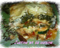 Lasagne de légumes et sauce au Bleu