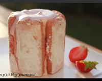 Voici un dessert tout rose, très girly pour éviter le blues du dimanche soir !