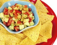 Le tartare de tomates et d'avocat