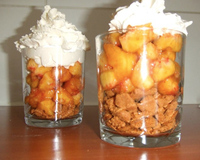 Verrine pêche-spéculos