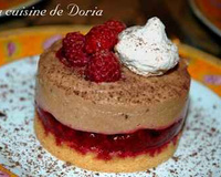 Délice au twix et framboises