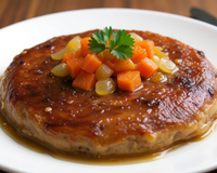 Rouelle de porc confite