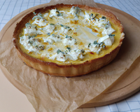 Tarte fine chèvre