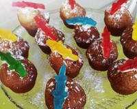 Des petits muffins à la banane très bons et rapides à faire et cuisson rapide.