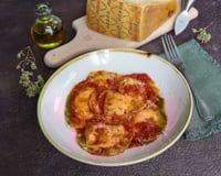 Raviolis à la ricotta, Grana Padano AOP et zeste de citron