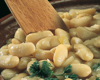 Haricots Tarbais cuisinés à la graisse d'oie