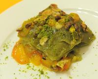 Une façon surprenante de marier tajine et lasagne autour de l'abricot