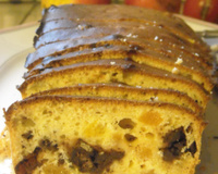 Cake abricot chocolat