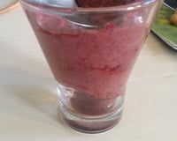 Mousse de fruits rouges aux spéculoos