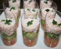 C'est une verrine très fraîche !avec un petit goût de piment !