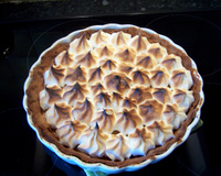 Tarte au citron meringuée traditionnelle