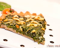 Tarte provençale aux épinards et aux pignons