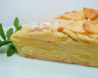 Gâteau fondant aux pommes