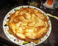 Quatre-quarts aux pommes caramélisées