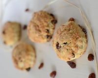 Scones aux raisins secs