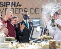 Record du monde : 834 fromages sur une pizza