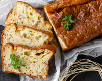 Cake jambon comté
