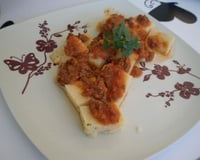 Carrés de polenta frits