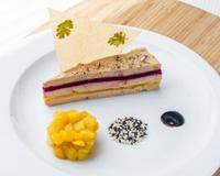 Une entrée colorée et gourmande qui fait la part belle au foie gras !