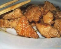 Poulet au graine de sésame et au miel