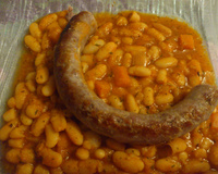 Lingots à la tomate saucisse