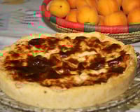 Flan pâtissier sans pâte aux abricots