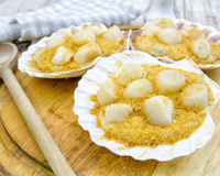 Coquilles Saint-Jacques à la bretonne