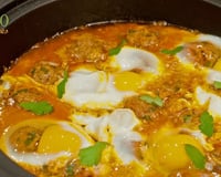 Tajine de kefta aux oeufs
