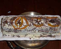 Bûche de Noël épicée au Champagne