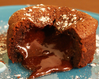 Cœurs coulants au chocolat