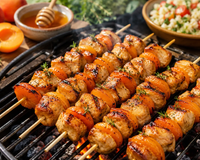 Barbecue : la brochette poulet-abricot-miel qui va faire fureur tout l'été !
